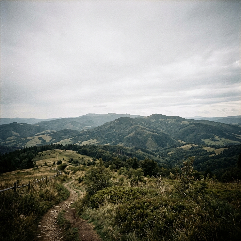 Beskidy Mountains Panorama